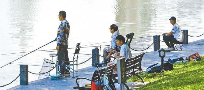 Shenzhen designa áreas de pesca em parques